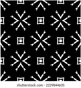 Entwurf nahtloser monochromer geometrischer Muster. Abstrakter Hintergrund. Vector art.Perfekt für Website-Hintergrund, Wickelpapier, Tapete, Textil und Oberflächendesign. 