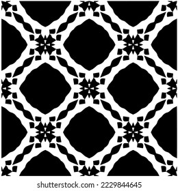 Entwurf nahtloser monochromer geometrischer Muster. Abstrakter Hintergrund. Vector art.Perfekt für Website-Hintergrund, Wickelpapier, Tapete, Textil und Oberflächendesign. 