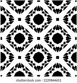 Diseño de un patrón geométrico monocromo sin fisuras. Antecedentes abstractos. Arte vectorial.Perfecto para el fondo del sitio, papel envolvente, papel tapiz, textil y diseño de superficie. 