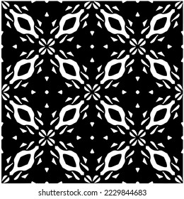 Design seamless monochrome geometric pattern. Abstract background. Vector art.Perfect for site backdrop, wrapping paper, wallpaper, textile and surface design. 