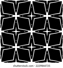Diseño de un patrón geométrico monocromo sin fisuras. Antecedentes abstractos. Arte vectorial.Perfecto para el fondo del sitio, papel envolvente, papel tapiz, textil y diseño de superficie. 