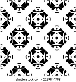 Diseño de un patrón geométrico monocromo sin fisuras. Antecedentes abstractos. Arte vectorial.Perfecto para el fondo del sitio, papel envolvente, papel tapiz, textil y diseño de superficie. 