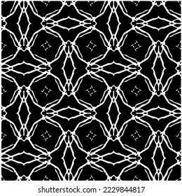 Diseño de un patrón geométrico monocromo sin fisuras. Antecedentes abstractos. Arte vectorial.Perfecto para el fondo del sitio, papel envolvente, papel tapiz, textil y diseño de superficie. 