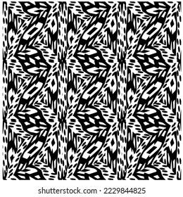 Diseño de un patrón geométrico monocromo sin fisuras. Antecedentes abstractos. Arte vectorial.Perfecto para el fondo del sitio, papel envolvente, papel tapiz, textil y diseño de superficie. 
