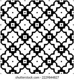 Diseño de un patrón geométrico monocromo sin fisuras. Antecedentes abstractos. Arte vectorial.Perfecto para el fondo del sitio, papel envolvente, papel tapiz, textil y diseño de superficie. 