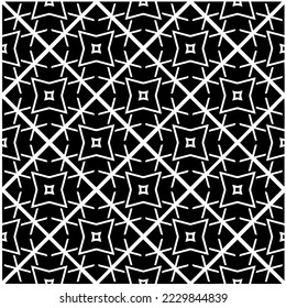 Design seamless monochrome geometric pattern. Abstract background. Vector art.Perfect for site backdrop, wrapping paper, wallpaper, textile and surface design. 