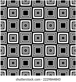 Design seamless monochrome geometric pattern. Abstract background. Vector art.Perfect for site backdrop, wrapping paper, wallpaper, textile and surface design. 