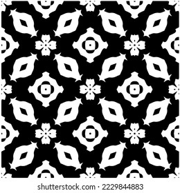Diseño de un patrón geométrico monocromo sin fisuras. Antecedentes abstractos. Arte vectorial.Perfecto para el fondo del sitio, papel envolvente, papel tapiz, textil y diseño de superficie. 