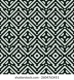 Design seamless monochrome geometric pattern. Abstract zigzag background. Vector art
