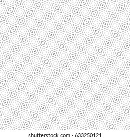 Design seamless monochrome geometric pattern. Abstract background. Vector art. No gradient