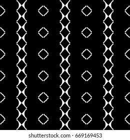 Design seamless monochrome geometric pattern. Abstract background. Vector art. No gradient
