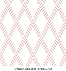 Design seamless monochrome geometric pattern. Abstract lines textured background. Vector illustration.