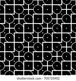 Design seamless monochrome geometric pattern. Abstract zigzag background. Vector art