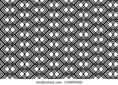 Design seamless monochrome grating pattern. Abstract background. Vector art
