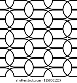 Design seamless monochrome grating pattern. Abstract background. Vector art