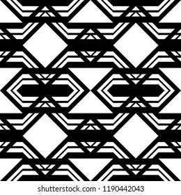 Design seamless monochrome grating pattern. Abstract background. Vector art