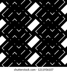 Design seamless monochrome grating pattern. Abstract zigzag background. Vector art