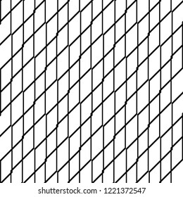 Design seamless monochrome grating pattern. Abstract background. Vector art