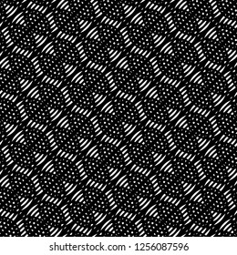Design seamless monochrome grating pattern. Abstract background. Vector art