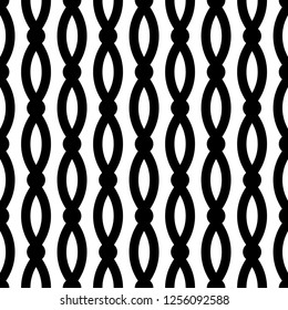 Design seamless monochrome grating pattern. Abstract background. Vector art