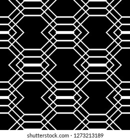 Design seamless monochrome grating pattern. Abstract background. Vector art