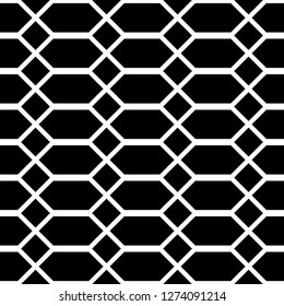 Design seamless monochrome grating pattern. Abstract background. Vector art