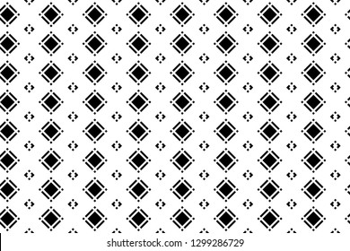 Design seamless monochrome grating pattern. Abstract geometric background. Vector art