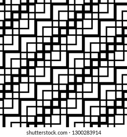 Design seamless monochrome grating pattern. Abstract zigzag background. Vector art