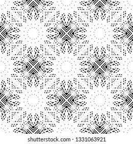 Design seamless monochrome grating pattern. Abstract background. Vector art