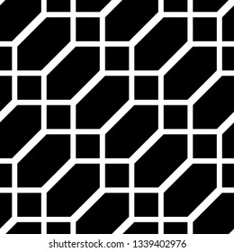 Design seamless monochrome grating pattern. Abstract background. Vector art