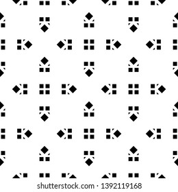 Design seamless monochrome grating pattern. Abstract background. Vector art