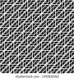 Design seamless monochrome grating pattern. Abstract background. Vector art