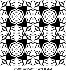 Design seamless monochrome grating pattern. Abstract background. Vector art