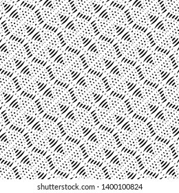 Design seamless monochrome grating pattern. Abstract background. Vector art