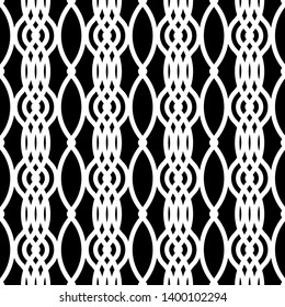 Design seamless monochrome grating pattern. Abstract background. Vector art