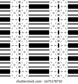 Diseño de un patrón monocromo sin fisuras. Antecedentes abstractos. Arte vectorial