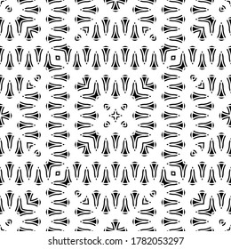 Design seamless monochrome grating pattern. Abstract background. Vector art