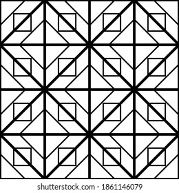 Diseñar un patrón de grava monocromo sin fisuras. Fondo geométrico abstracto. Arte vectorial