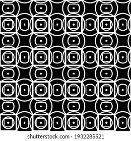 Diseñar un patrón de grava monocromo sin fisuras. Antecedentes abstractos. Arte vectorial