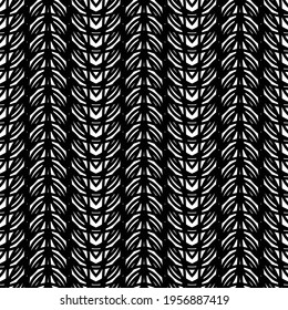 Design seamless monochrome grating pattern. Abstract decorative background. Vector art