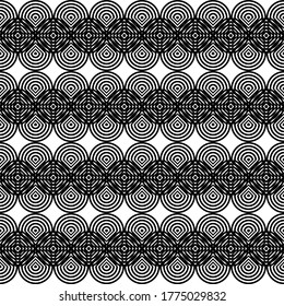 Design seamless monochrome grating zigzag pattern. Abstract background. Vector art