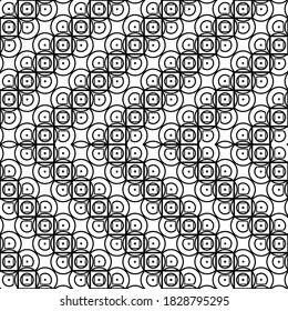Design seamless monochrome grating zigzag pattern. Abstract decorative background. Vector art