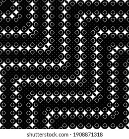 Design seamless monochrome grating zigzag pattern. Abstract decorative background. Vector art