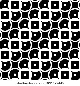 Design seamless monochrome grating zigzag pattern. Abstract background. Vector art