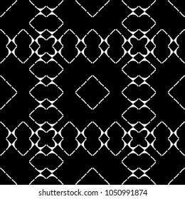 Design seamless monochrome grid pattern. Abstract background. Vector art. No gradient