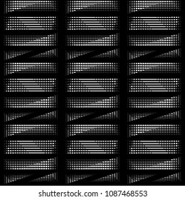 Design seamless monochrome grid pattern. Abstract diagonal background. Vector art. No gradient