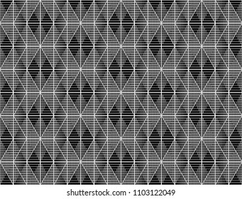 Design seamless monochrome grid pattern. Abstract geometric background. Vector art. No gradient