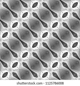 Design seamless monochrome grid pattern. Abstract background. Vector art. No gradient