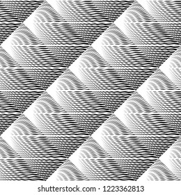 Design seamless monochrome grid pattern. Abstract diagonal background. Vector art. No gradient