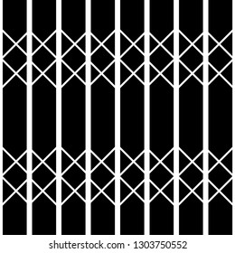 Design seamless monochrome grid pattern. Abstract background. Vector art